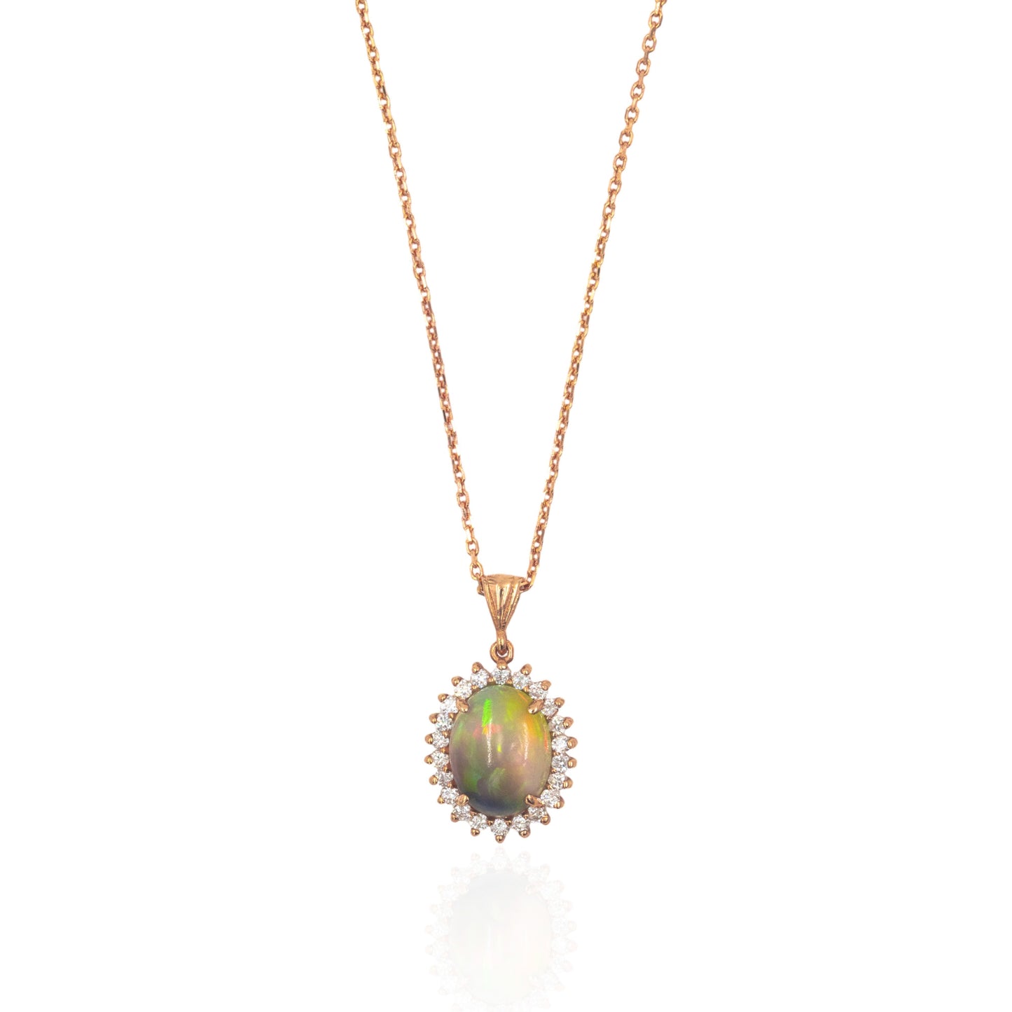 Opal Diamond Kolye
